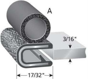 Safety edge. *product sold by the foot. - Trim Seal