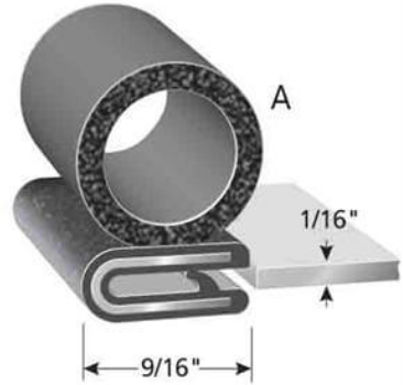 Safety edge. *product sold by the foot. - Trim Seal